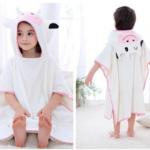 poncho fille absorbant
