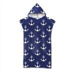 Poncho de Plage bleu marine