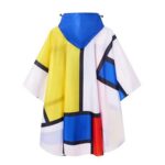 cape poncho colorée