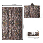 poncho randonné pluie multifonction