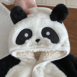 poncho avec capuche bébé
