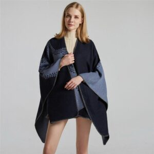 Poncho doux pour femme
