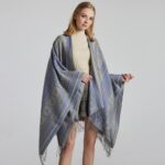 écharpe poncho chaude