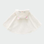 poncho à capuche chat