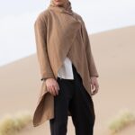 poncho en coton pour homme