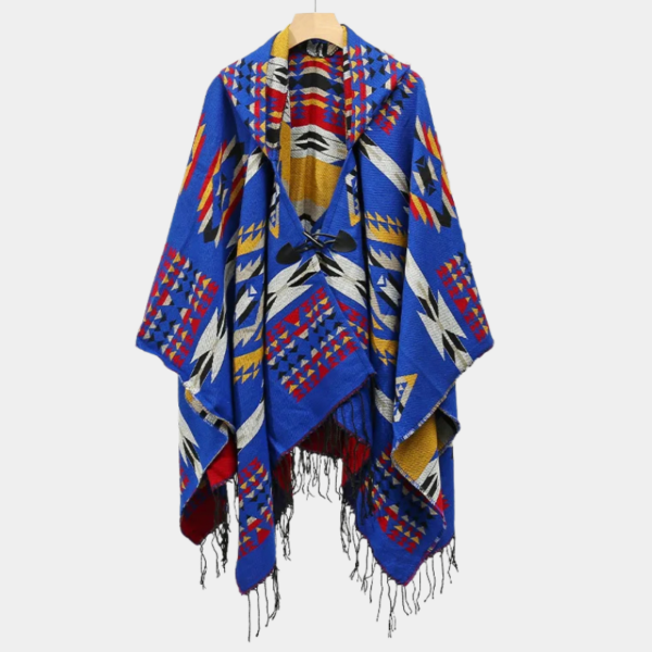 poncho ethnique homme