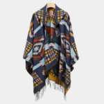 poncho avec capuche