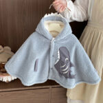 Poncho chaud automne