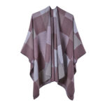 poncho d'hiver féminin