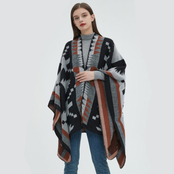 poncho femme bohème