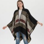 poncho femme hiver