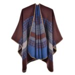 poncho doux chaud