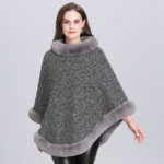 Tendance de Poncho d'hiver pour femmes
