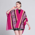 Poncho élégant femme