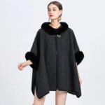 poncho hiver femme