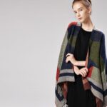 cape poncho franges