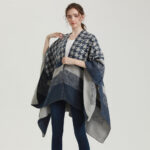 poncho femme hiver