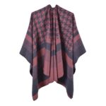 élégant poncho féminin