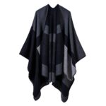 Poncho Femme Moderne en polyester