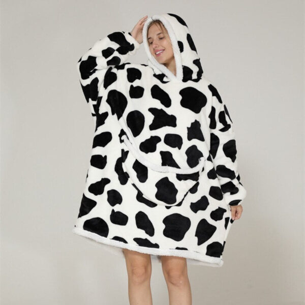 poncho femme polaire confort