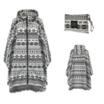 poncho pluie élégant