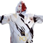 Design moderne du Poncho Femme Surf