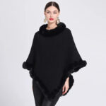 poncho hiver femme