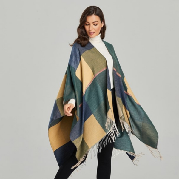 poncho femme élégant