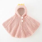 poncho fille capuche