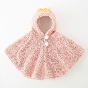 poncho fille capuche