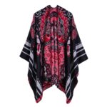 Poncho Fleur col V
