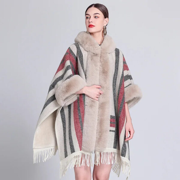 Poncho Fourrure Bohème