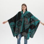 poncho chic hiver