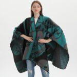 poncho femme élégant