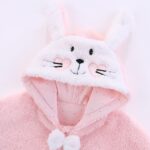 Poncho Hiver avec capuche pour fille