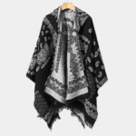 Poncho Homme capuche