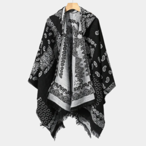 Poncho Homme capuche