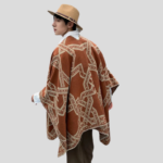 Poncho homme en acrylique