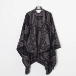 Poncho homme style automne