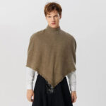 poncho élégant homme