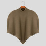 poncho bleu homme