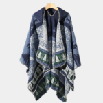Poncho style nordique