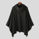 capuche poncho noir