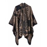poncho hiver femme