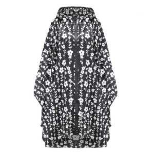 Poncho Long Pluie noir