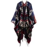 poncho long confortable