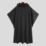 poncho long homme