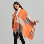 Poncho Orange lumineux
