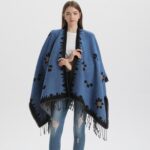 poncho femme moderne