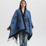 poncho tendance femme